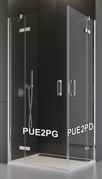 SanSwiss PUE2PD 090 10 07 Pravý díl sprchového koutu 90 cm, chrom/sklo