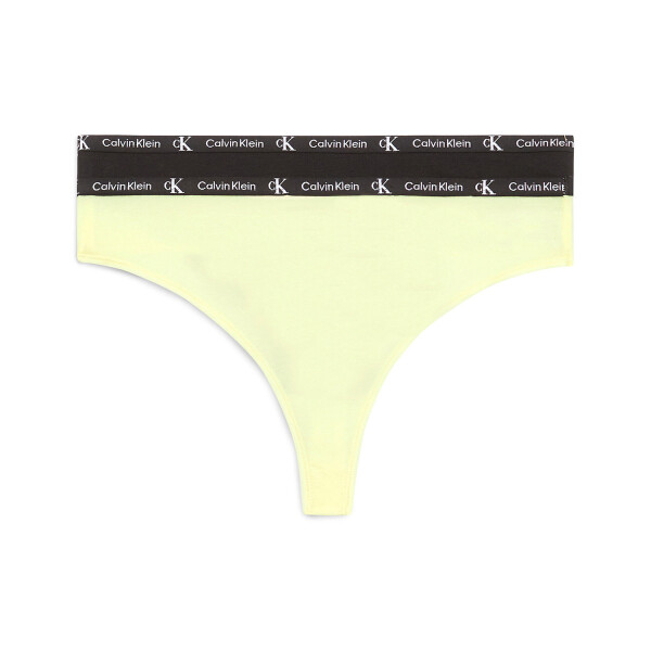 Dámská tanga 1996 2Pack QD3990E-BP5 - Calvin Klein L