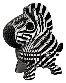 EUGY 3D kartonová skládačka - Zebra
