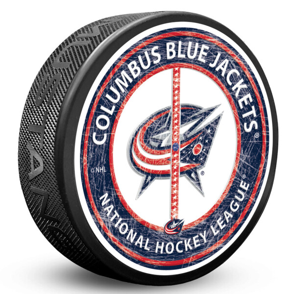 Mustang Puk Columbus Blue Jackets NHL Center Ice