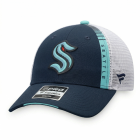 Fanatics Dětská Kšiltovka Seattle Kraken NHL 2022 Draft Authentic Pro On Stage Trucker Adjustable