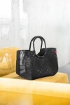 Nákupní taška Reisenthel Loopshopper L Frame Glossy dots black