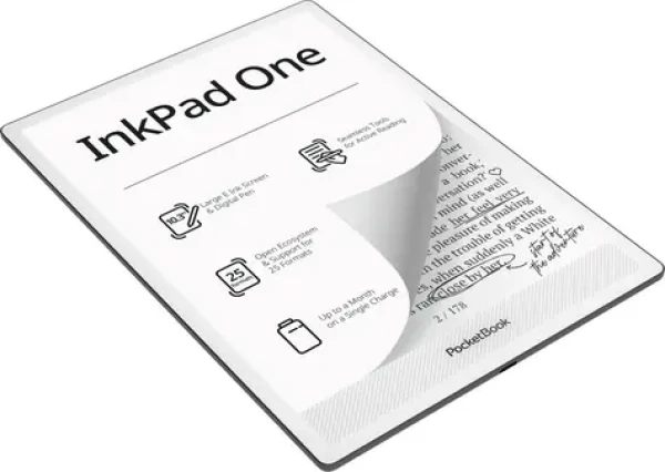 PocketBook InkPad One černá / Čtečka e-knih / 10.3" / E Ink Mobius / 1404x1872 / 32GB / Stylus / Wi-Fi / BT (PB1030-8-WW)