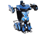 Mamido Auto Robot Transformers 2v1 na dálkové ovládání RC 1:10 modrá