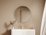 Zrcadlo se senzorem SAT Cool 80x80 cm bílá SATZCO80 SATZCO80