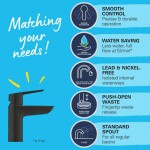 GROHE - QuickFix Start Umyvadlová baterie s výpustí Push-Open, matná černá 235502432