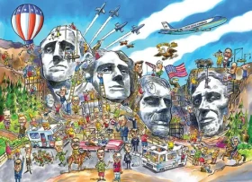 COBBLE HILL Puzzle DoodleTown: Mount Rushmore