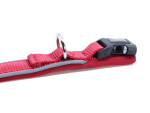 Lava obojek s podšívkou pro psa | 33 - 58 cm Barva: Růžová, Obvod krku: 46 - 58 cm, Šířka: 3 cm