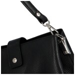 Dámská kožená crossbody kabelka Marianna, černá
