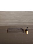 TOOMAX WOODYS zahradní plastový úložný box 90 L - hnědá