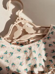 Konges Sløjd Dětská šatní ramínka Bunny – set 5 ks, béžová barva, plast