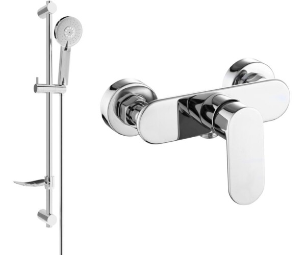 MEXEN - Milo DF40 sprchová baterie s příslušenstvím, chrom 7134R40-00