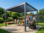 Lanit Plast hliníková bioklimatická pergola Premium 4 x 3 m LG4089