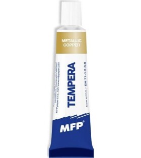 Temperové barvy 12ml METAL měděná