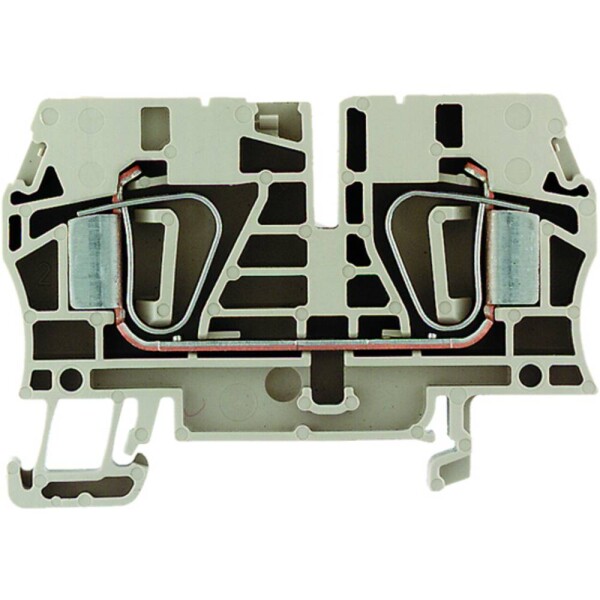 Weidmüller 1791190000 řadová svorka průchodky pružinová svorka Tmavě béžová 20 ks