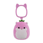 Squishmallows Klíčenka Jahodový křeček - Davi 9 cm