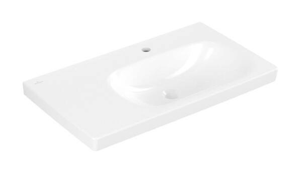 VILLEROY & BOCH - Skyla Umyvadlo 80x46 cm, bez přepadu, otvor pro baterii, alpská bílá 5A52R201
