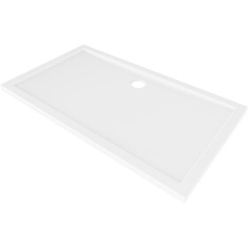 MEXEN - Flow sprchová vanička obdélníková slim 80 x 140, bílá lesk 46R108014