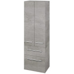 Dřevojas - Vysoká skříň DOS SVD2Z2 50 - D01 Beton / Úchytka T03 / D01 Beton 155421C