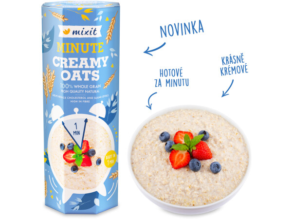 Mixit Creamy Oats - Minutové ovesné vločky 800g