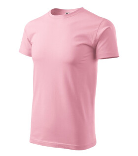 Basic tričko pánské růžová 2XL