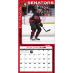 JF Turner Kalendář Ottawa Senators NHL 2026 Wall Calendar