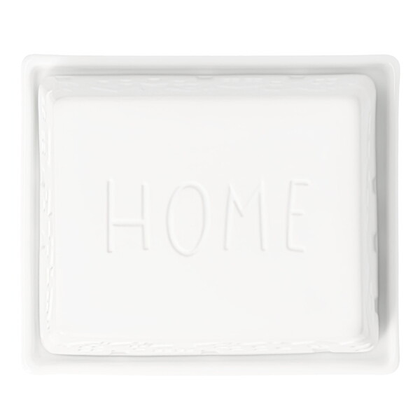 Räder Porcelánová máslenka Home Sweet Home, bílá barva, porcelán