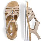 Pohodlné sandály Rieker W RKR680 beige 39
