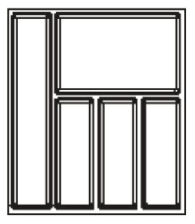 Agoform příborník Sky 500 barva: bílá