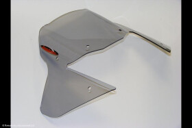 Yamaha Xtz660 Tenere 08-15 Adventure Sports plexi štít Powerbronze 200 mm - ocelově modrá