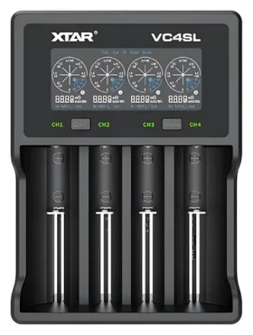 XTAR VC4SL / Nabíječka baterií / Li-Ion / Ni-MH / Ni-Cd / 4 sloty / 18650 (VC4SL)