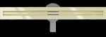 MEXEN - Flat 360 Slim podlahový žlab 70 cm otočný zlato 1541070