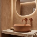 REA - Podomítková vanová baterie Venti Copper REA-B9640