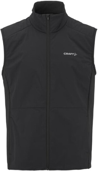 Craft ADV Essence Warm 2 vesta černá - Běžecká vesta CRAFT ADV Essence Warm 2 - černá Velikost textilu: XL