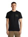 Pánské merino triko krátký rukáv ICEBREAKER Mens Merino 150 Tech Lite SS Tee Forest Footsc, Black velikost: M