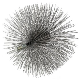 Kartáč komínový kulatý, 250mm, ocelový drát