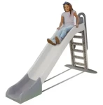 DOLONI Skluzavka 243cm šedo-bílá