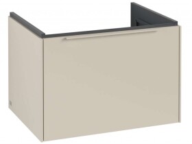 VILLEROY & BOCH - Subway 3.0 Umyvadlová skříňka, 62x43x48 cm, 1 zásuvka, Cashmere Grey C57502VN