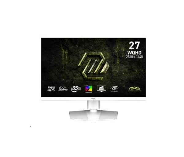 MSI LCD MAG 274QRFW E20, 27", 2560x1440, Rapid IPS, 0,5 ms, VESA 100x100, White EDF_2666521