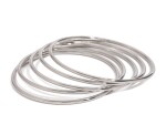 ELENYS Bangle Duo – pozlacený sada 18K žluté zlato & ocel Délka náramku: Průměr 6 cm / obvod cca 18,8 cm