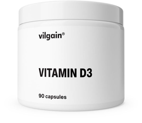 Vilgain Vitamin D3 – 90 kapslí