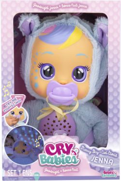 Panenka interaktiví cry Babies Dobrou noc Jenna Hvězdná oblo - TM Toys