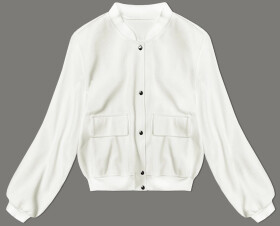 Vlněná bunda typu "bomber" (15687) ecru - Goodlooking M/L