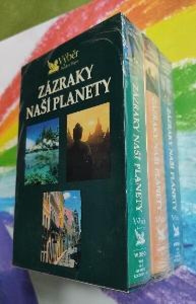 3xVHS Zázraky naší planety, KOMPLET, Zabalené!
