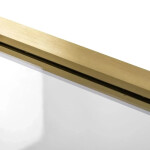 REA/S - Sprchový kout Atlas 80x100 Brush Gold vpravo KPL-K4973