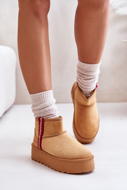 Sněhule Dámské Na Platformě Zateplené Camel Lomessa 40