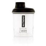 Sportovní shaker Nutrend mini 300ml - černý