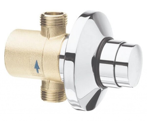 SILFRA - QUIK samouzavírací podomítkový ventil pro urinál, chrom QK11051