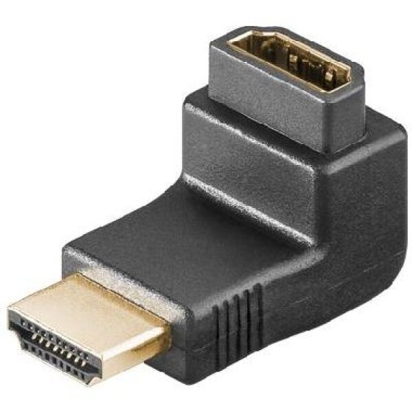 PremiumCord adaptér HDMI M na HDMI F / zahnutý do pravého úhlu - opačný / redukce (4040849687822)