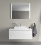 DURAVIT - DuraSquare Umyvadlová mísa 600x470 mm, bez přepadu, s otvorem pro baterii, DuraCeram, bílá 2354600041